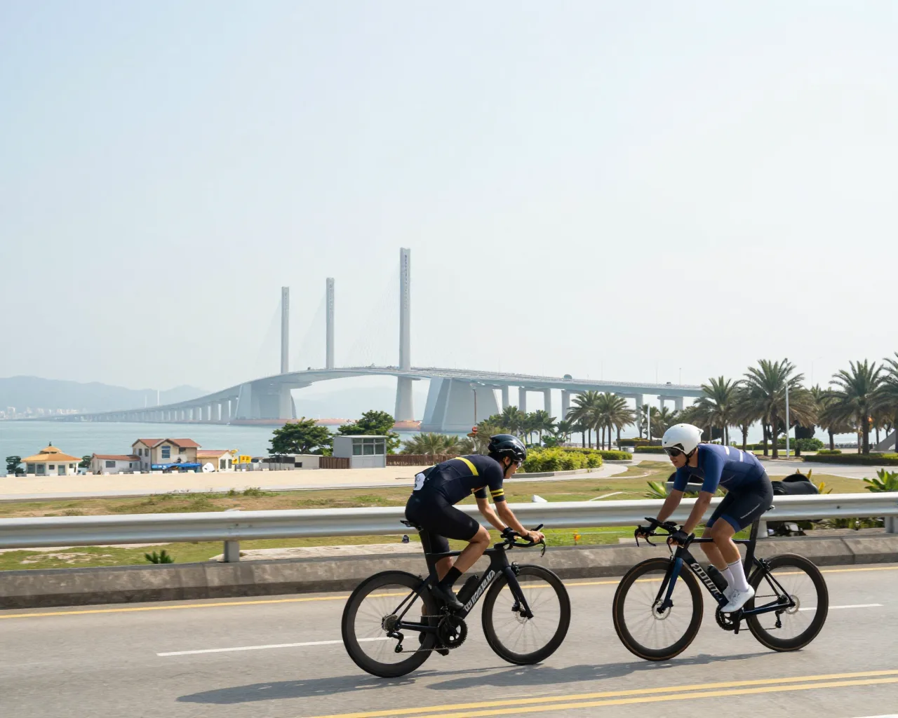 15º Jogos Nacionais de ciclismo em Zhuhai: 231 km ligando Zhuhai, Macau e HK