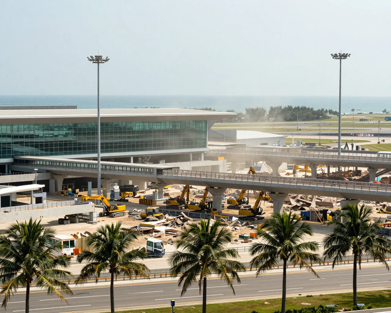 Aeroporto de Zhuhai inicia demolição de ponte para 'era dos dois terminais'