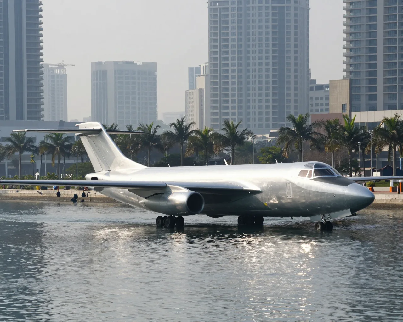 Avião anfíbio chinês AG600M chega a Zhuhai para exibir voo e mergulho