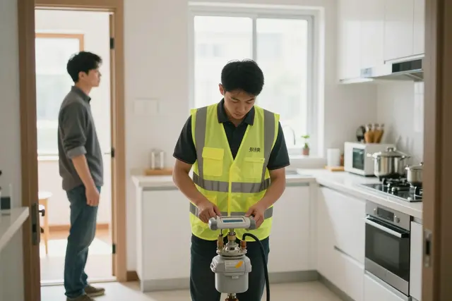 Checaje gratuita de gás natural chega a 11 condomínios em Hengqin