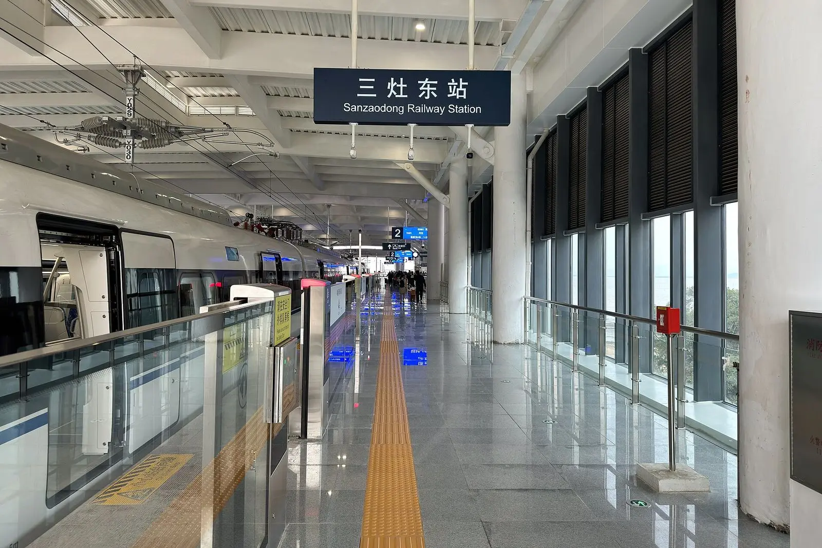 珠机城际三灶东站2站台