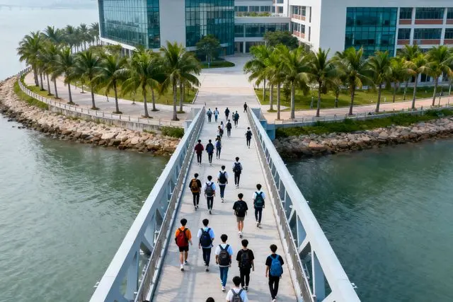 Como se deslocar entre Macau e Hengqin para estudar na China