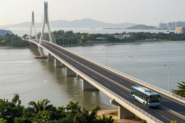 De Hengqin ao aeroporto de Zhuhai em 25 minutos sem transbordo