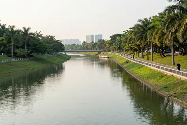Doutong River: de rio poluído a corredor ecológico entre Zhuhai e Macau