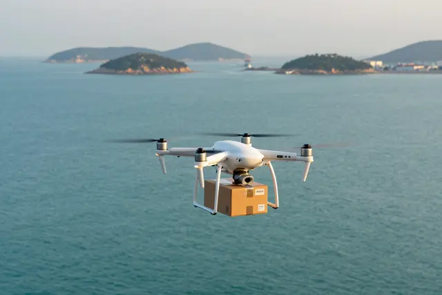 Drones conectam ilhas de Zhuhai e abrem nova rota de logística marítima