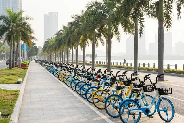 Em Zhuhai, 96% das bikes compartilhadas são estacionadas corretamente