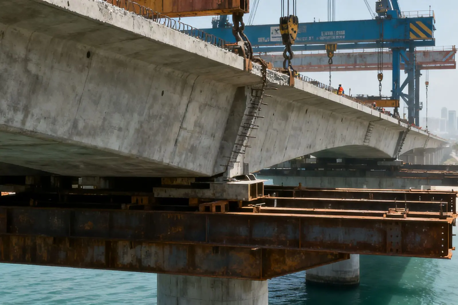 Engenheiro veterano lidera obras da extensão oeste da Ponte Xianghai em Zhuhai
