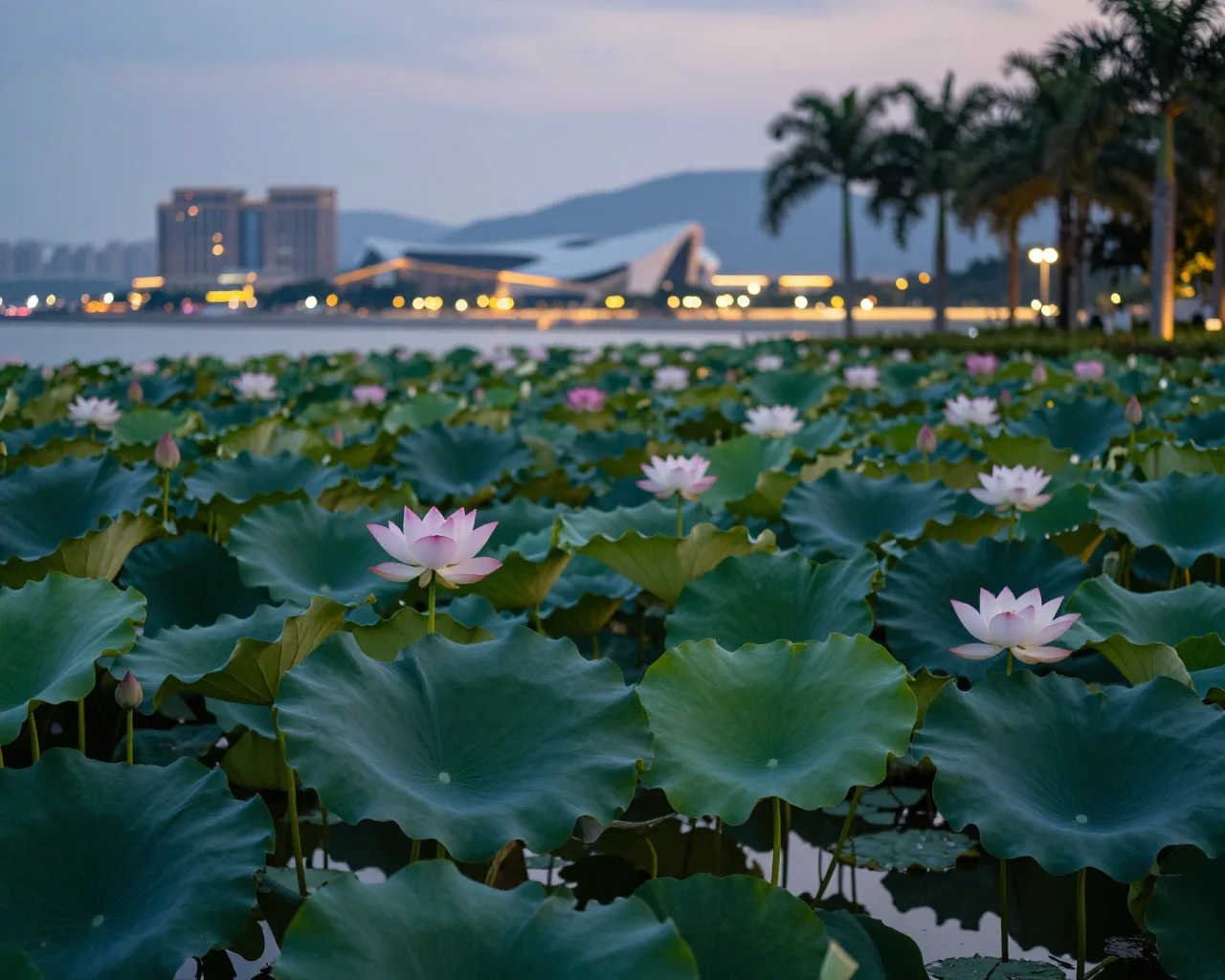 Festival de Lótus em Hengqin estreia visitas noturnas e entrada gratuita