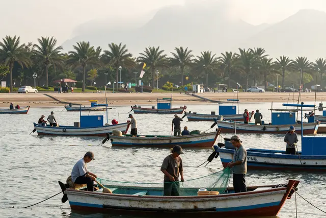 Fim da defeso: 150 barcos saem para pescar em Zhuhai e preços caem