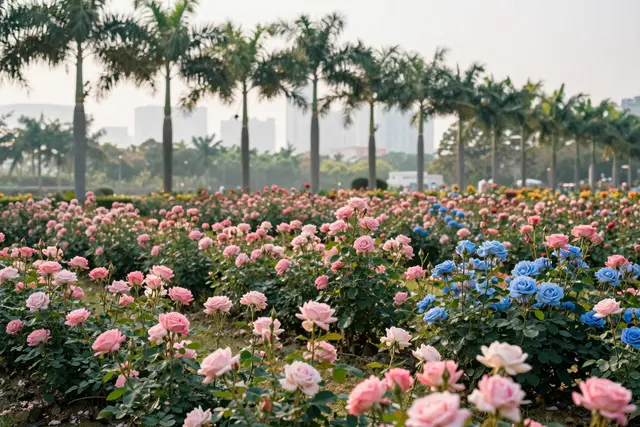 Hengqin abre rotas de flores para o feriado de 1º de Maio