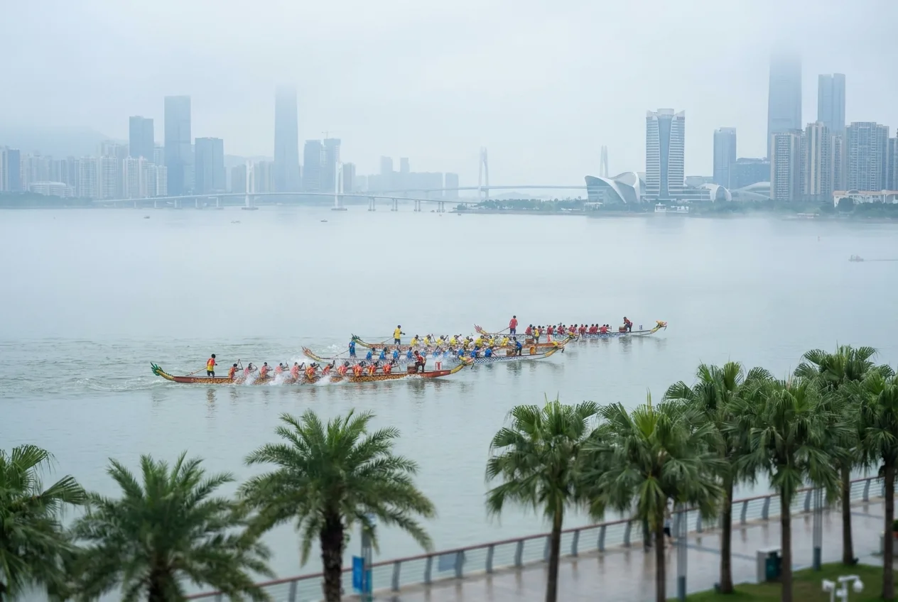 Hengqin estreia em competição internacional de dragon boat em Macau