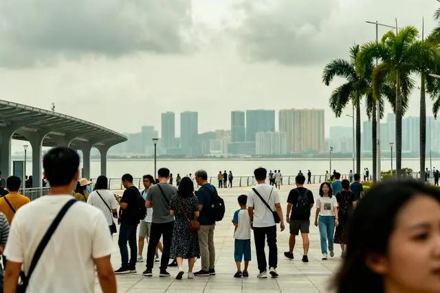Hengqin registra primeira onda de turistas no feriado de maio