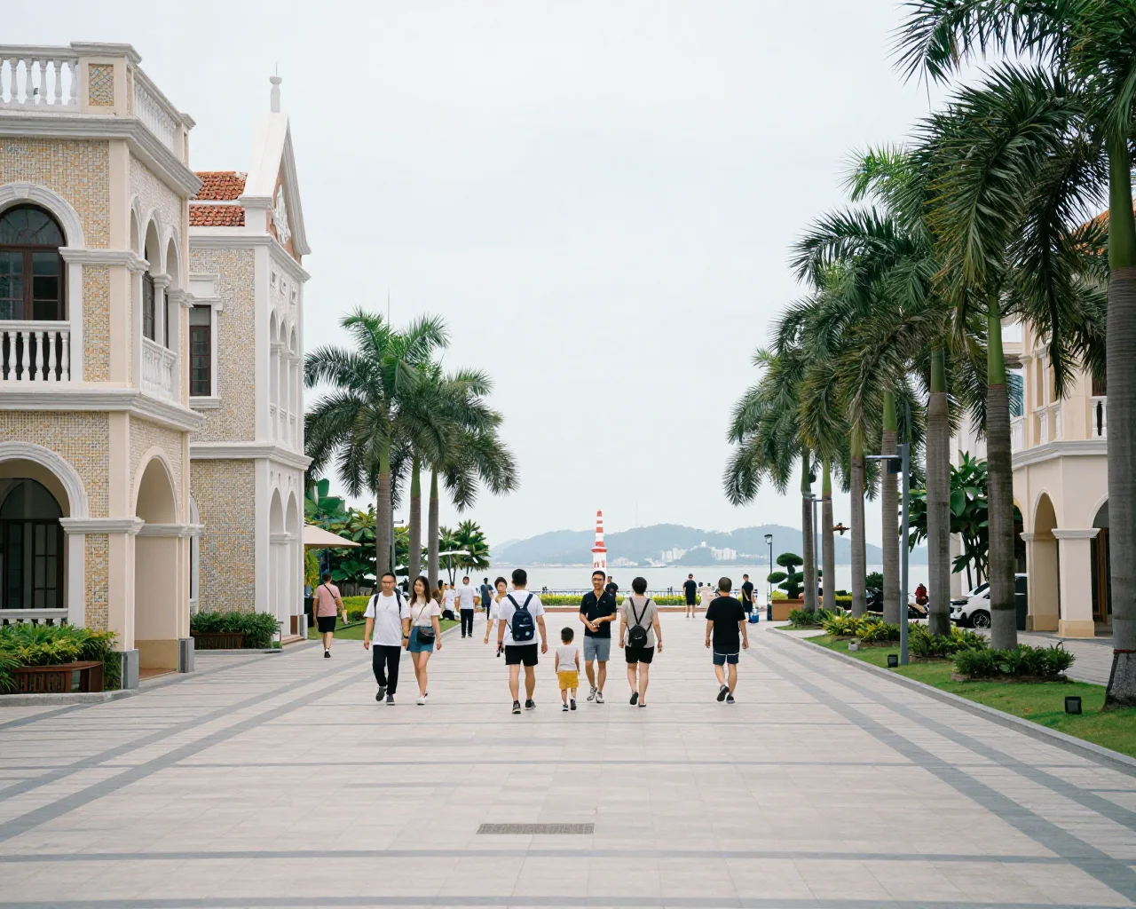 Hengqin vira destino de férias com pets, parques e shoppings lotados