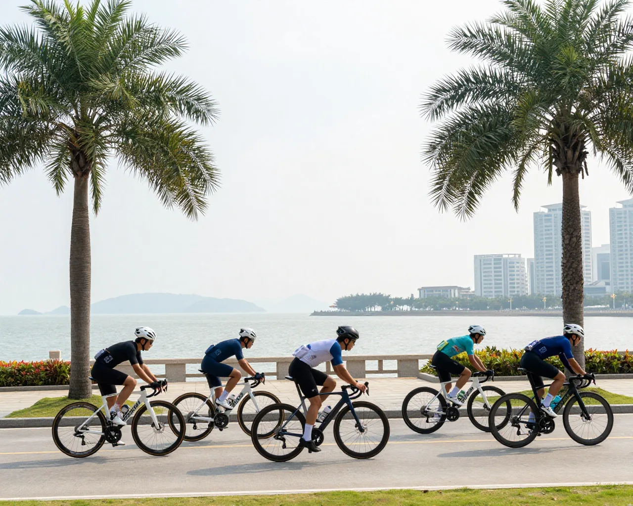 Histórico: corrida de bike cruza fronteira 6 vezes entre Zhuhai, Macau e HK