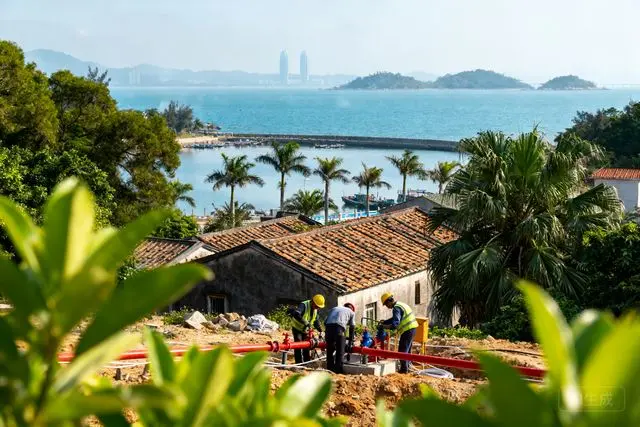 Ilhas remotas de Zhuhai concluem troca de gás e garantem segurança para 321 famílias