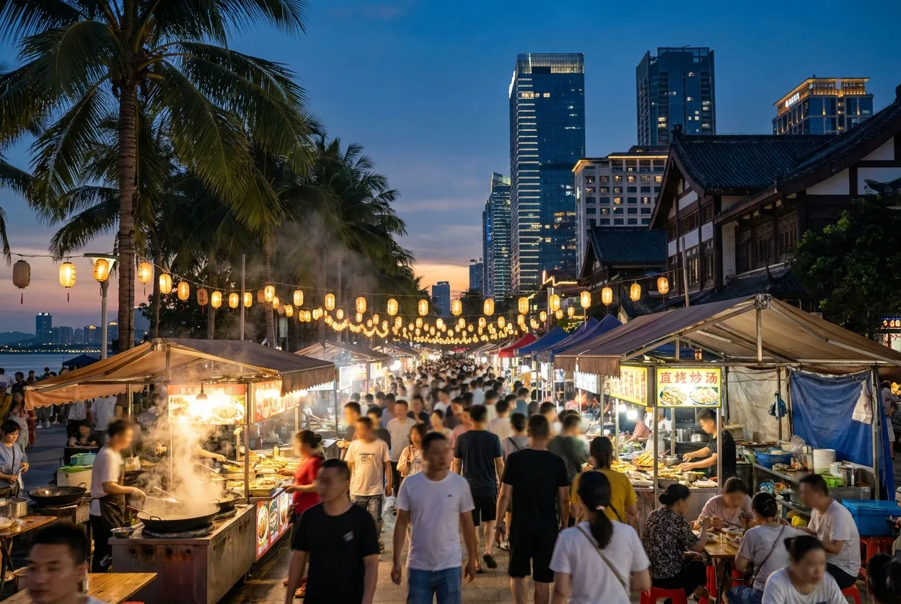 Mercado noturno de Pingsha (平沙夜市)