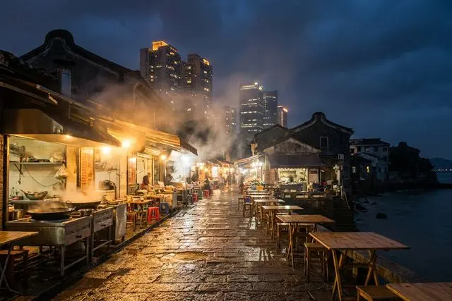 Mercado noturno de Xiawan (夏湾夜市)
