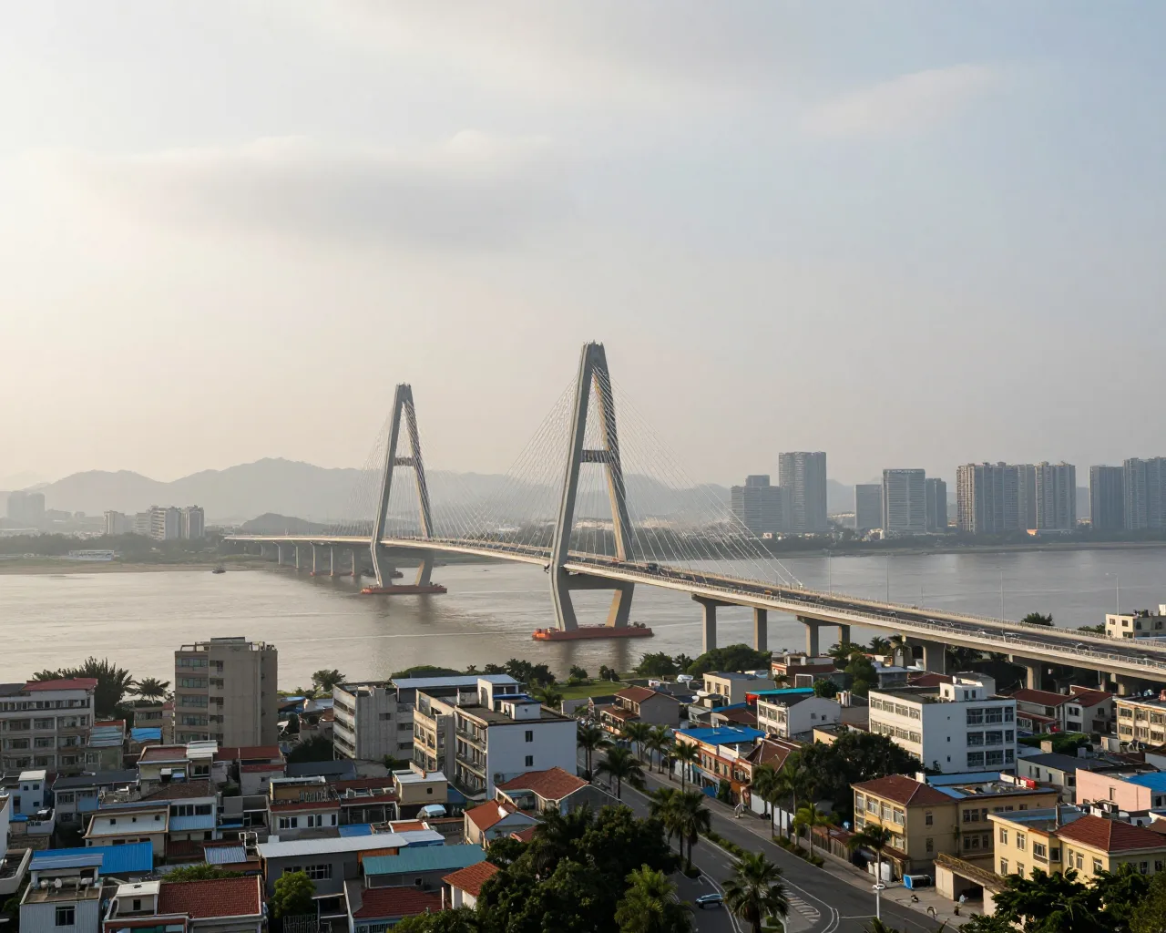 Nova ponte em Zhuhai liga oeste e centro em 15 minutos