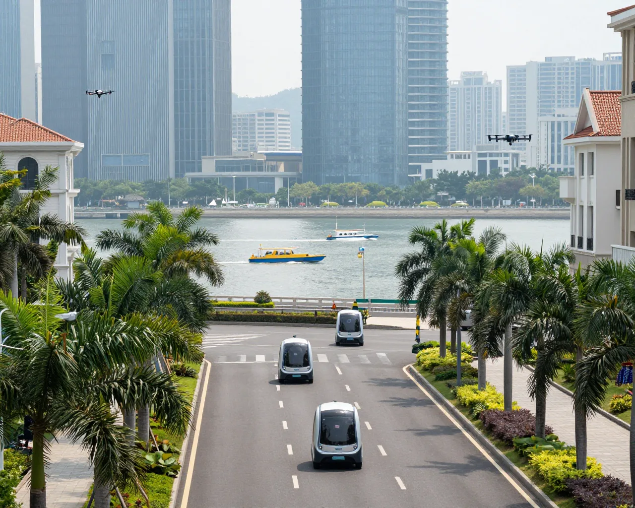 Robôs, drones e carros autônomos: a cidade do futuro já é realidade em Hengqin