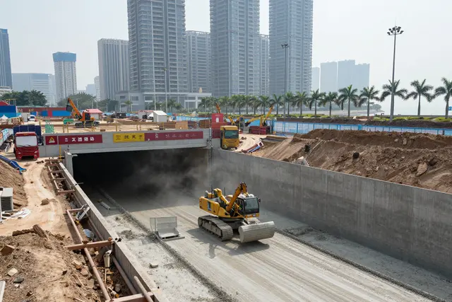 Túnel de Zhuhai avança e ligará Hengqin ao centro em 10 minutos