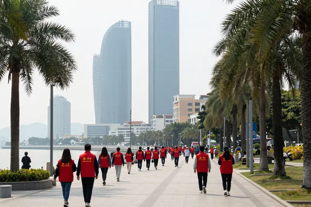 Voluntários em vermelho garantem experiência única na 15ª Olimpíada Nacional