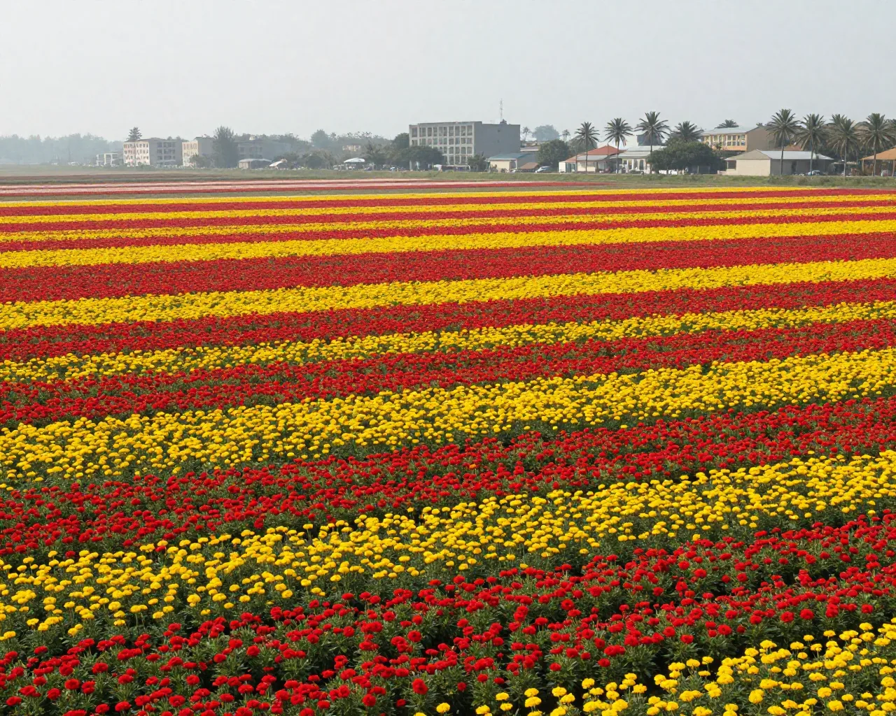 Zhuhai abre festival de flores com 160 mil m² de paisagens para o Ano Novo
