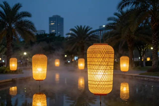 Zhuhai abre festival de lanternas inspirado em 'Dream of the Red Chamber'
