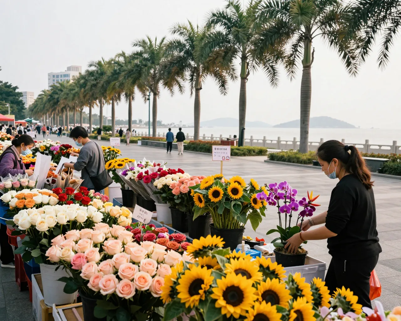 Zhuhai abre três grandes feiras de flores para o Ano Novo Lunar