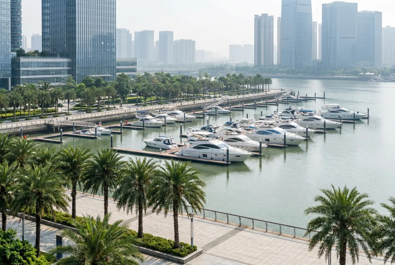 Zhuhai ganha parque de patinação e marina de luxo na região de Nanwan