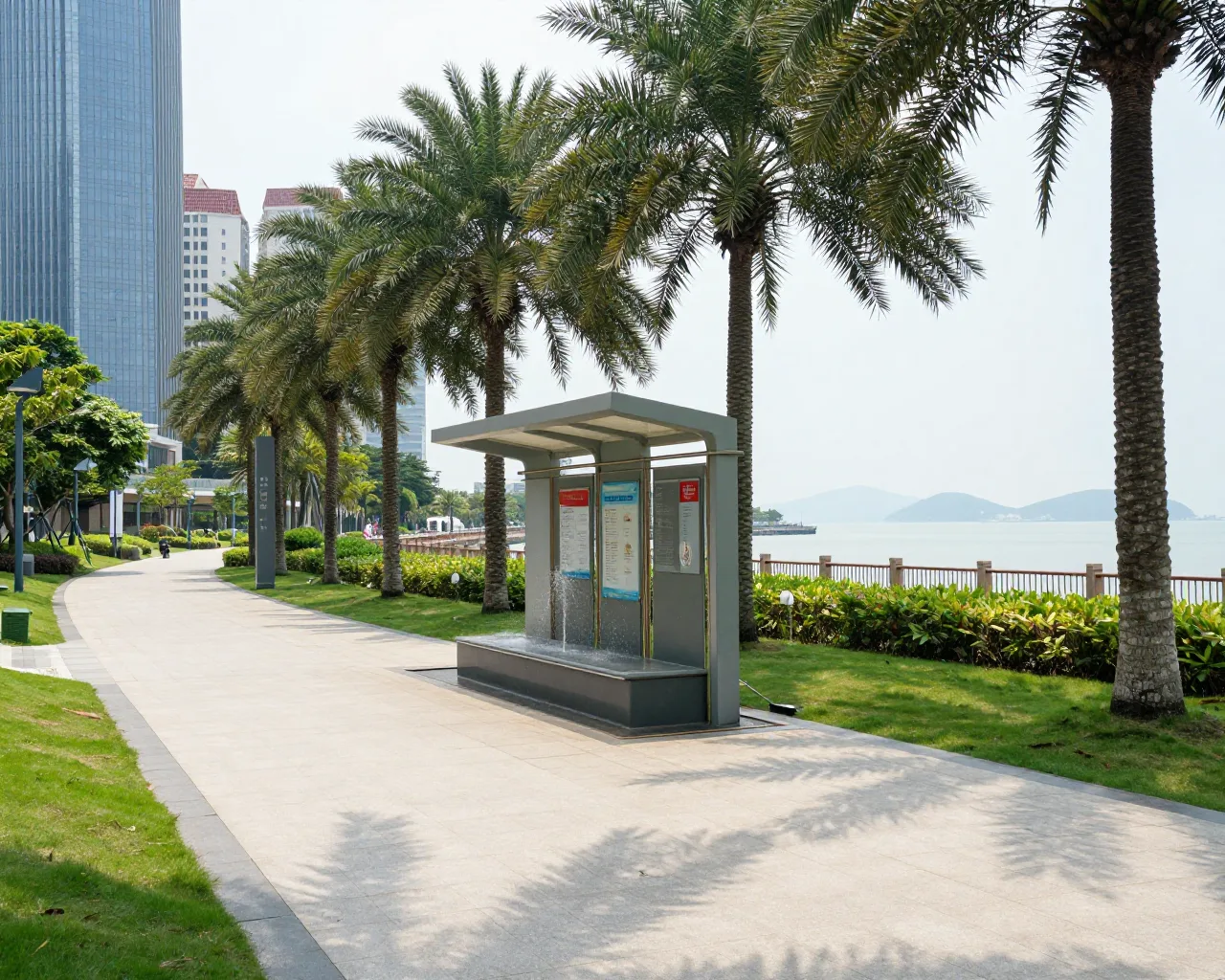 Zhuhai instala fontes de água potável no Xiangshan Yun Dao para turistas
