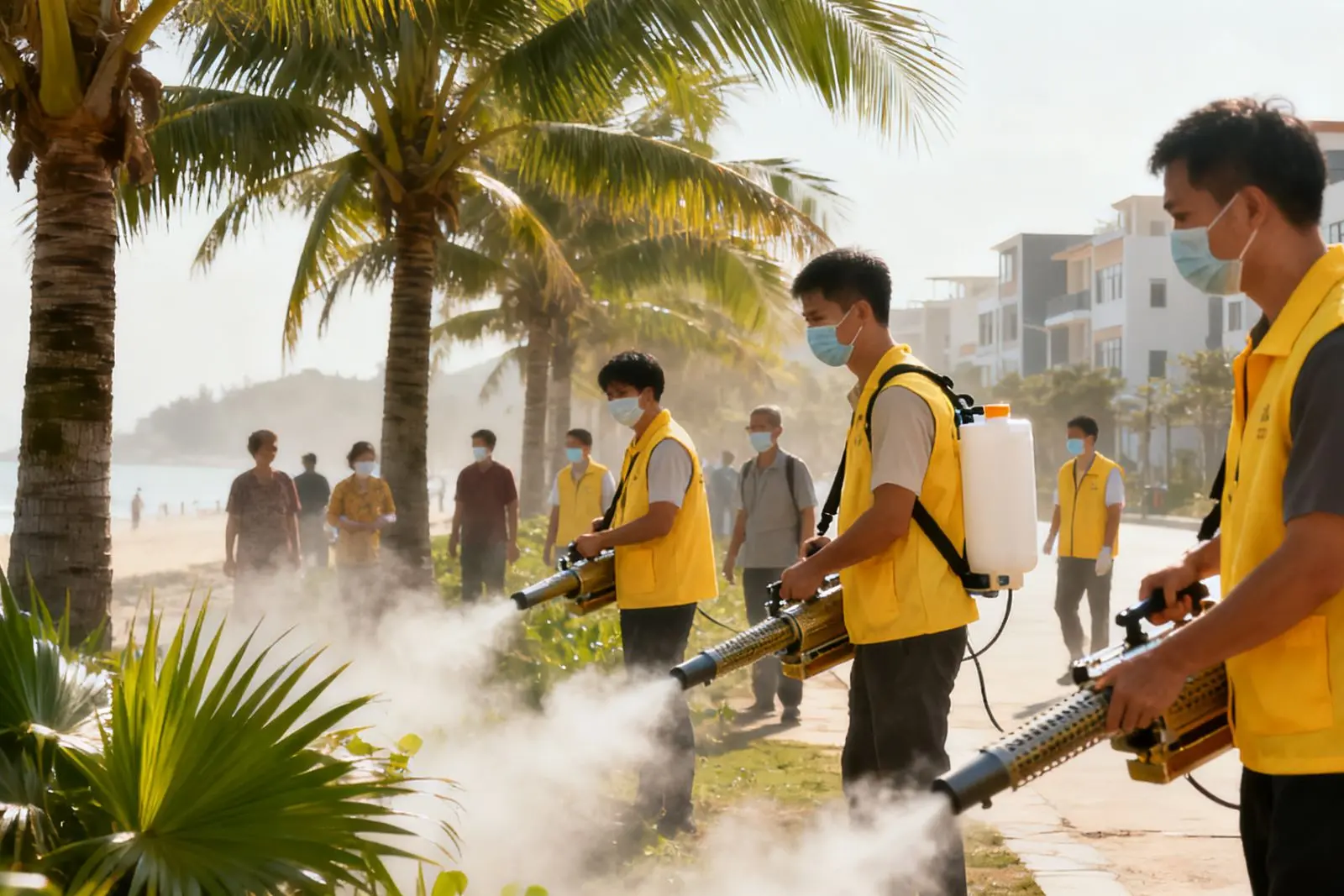 Zhuhai mobiliza 2,8 mil voluntários para combate a mosquitos em ação de saúde pública