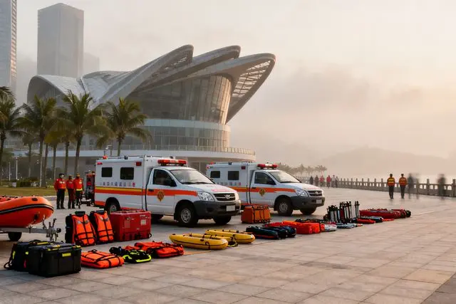 Zhuhai realiza simulação de emergência e festa educativa no Dia de Prevenção de Desastres